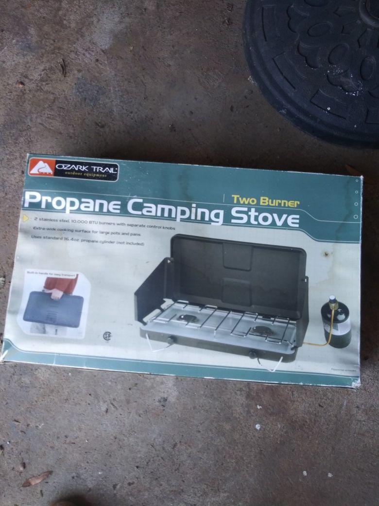 Propane camping stove new $30