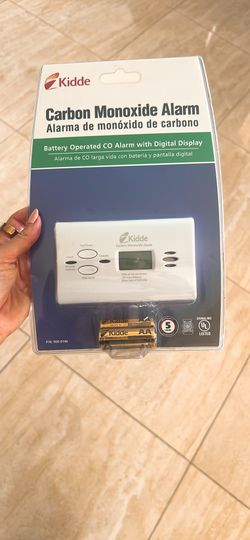 Carbon Monoxide Detector – Kidde – Digital Display – New