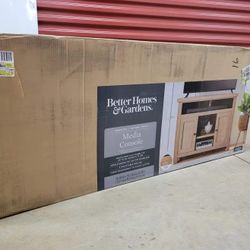 Better Homes & Gardens Natural Oak Media Console