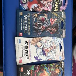 One Piece And Lorcana Blister Packs