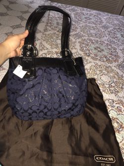 Blue Coach bag brand new with tag!