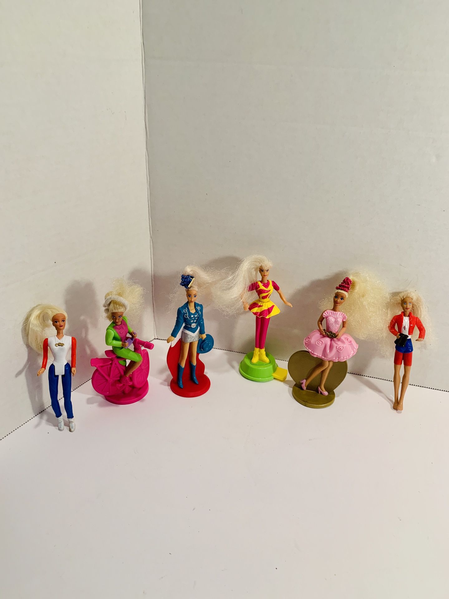 McDonalds Barbie Figurine Lot Of 6!
