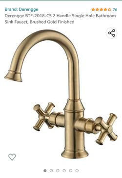 NEW Derengge Gold Faucet