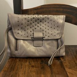 Kooba Gray Leather Crossbody