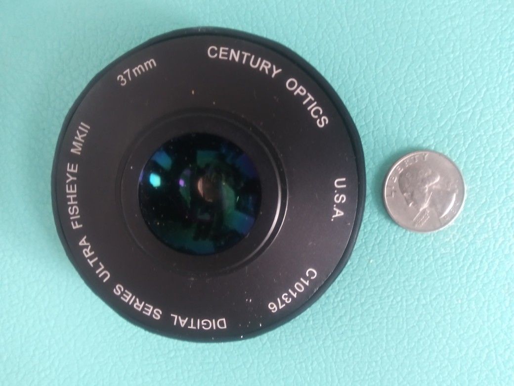 Century optics 37mm fisheye camera lense