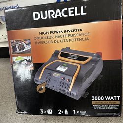 Duracell 3000 watt high power inverter