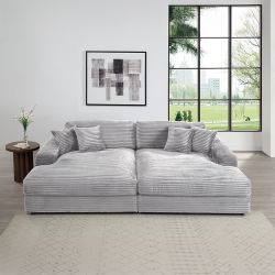 Hilde Sectional Sofa w/4 Pillows - Brand New