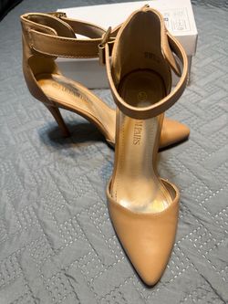 Nude brown heels