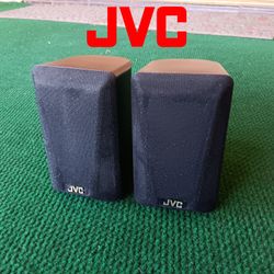Vintage JVC Small Surround Sound Speakers Pair  SP-XS39 Good Sound!