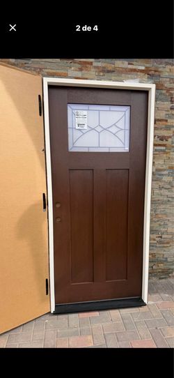 36” X 80” Regency Fiberglass Entry Door