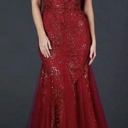Mermaid Long Dress With Spaghetti Straps 