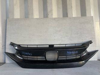 2016 2017 2018 2019 2020 2021 HONDA CIVIC HATCHBACK FRONT UPPER GRILLE OEM