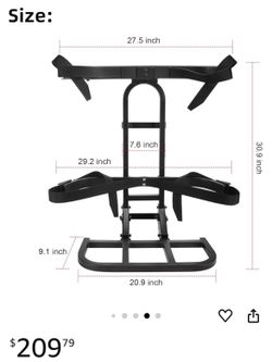 Golf Cart Bag Carrier Attachment