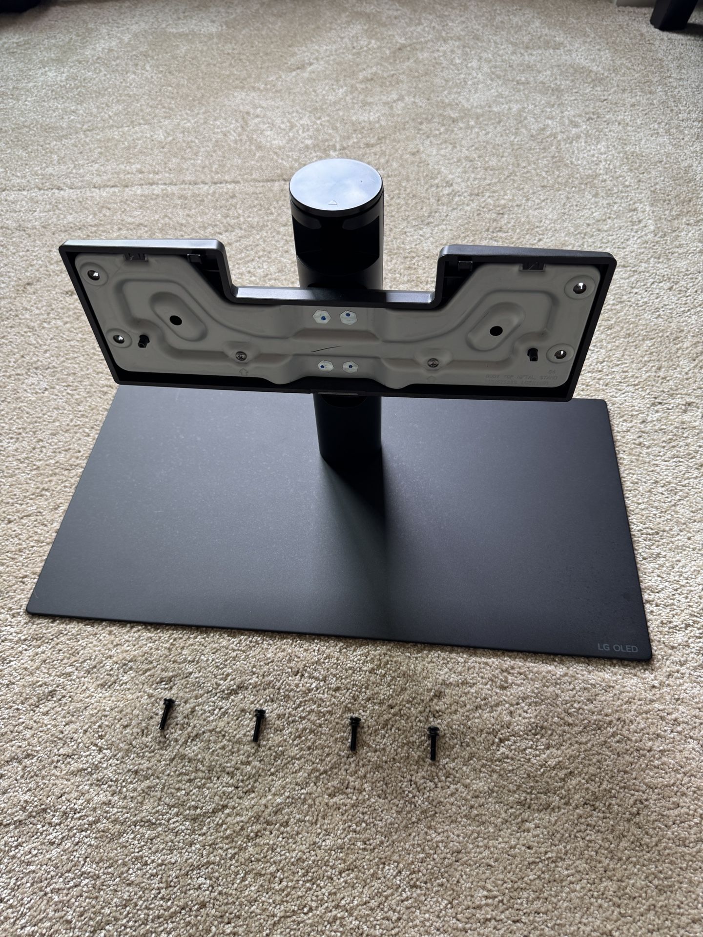 LG, TV Stand Base, OLED evo Black Dark Graphite. Fits on: G3, G4, G5 Series TV’s Nice “sturdy” base weighing 10.1 lb.s Brand New!
