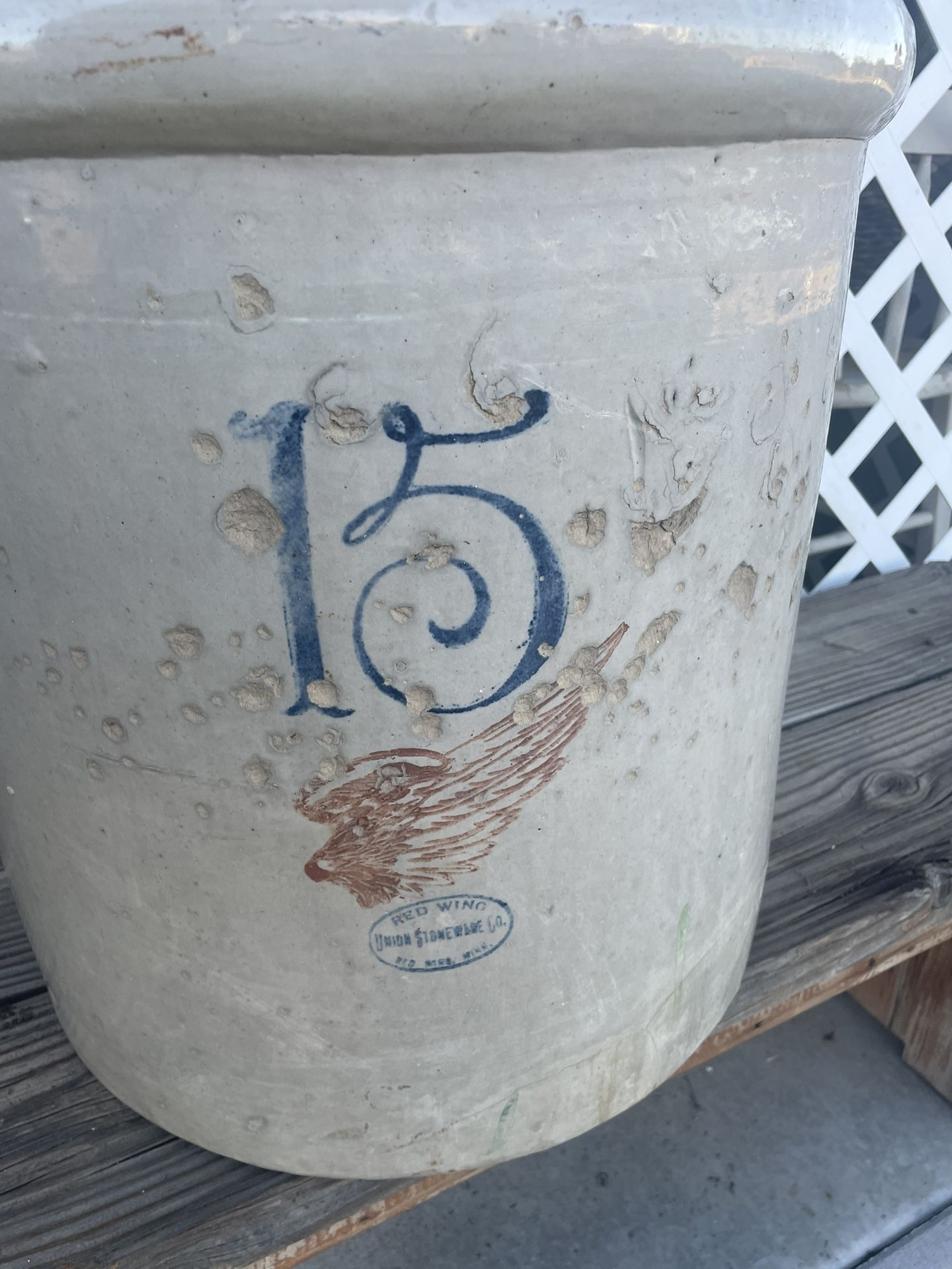 VINTAGE RED WING 15 GALLONS