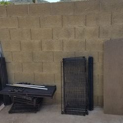 3 Metal Shelving Units And 1 Closet Organizer $50 Each (Read Description) 