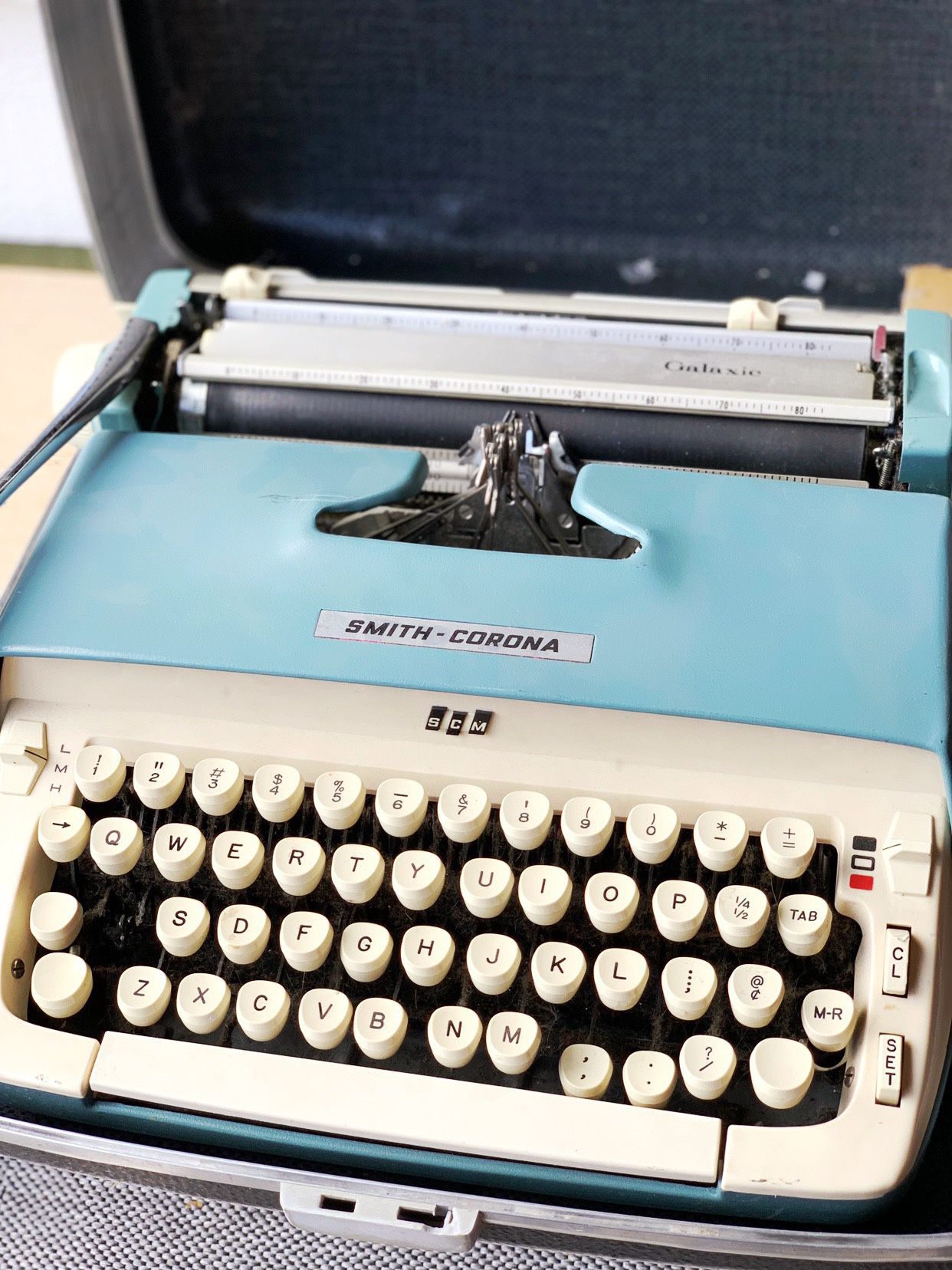 Old vintage Smith Corona Galaxie typewriter
