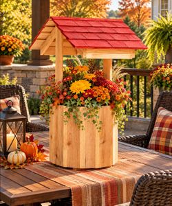 Wishing Well /Planter/Holiday Decor