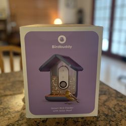 Bird Buddy Smart Bird Feeder with Solar Roof - Blue