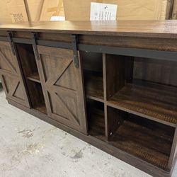 Barn Doors Tv Stand New Fully Assembled 