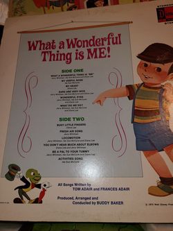 What a Wonderful Thing is ME! Vintage Disneyland 1973 LP Album