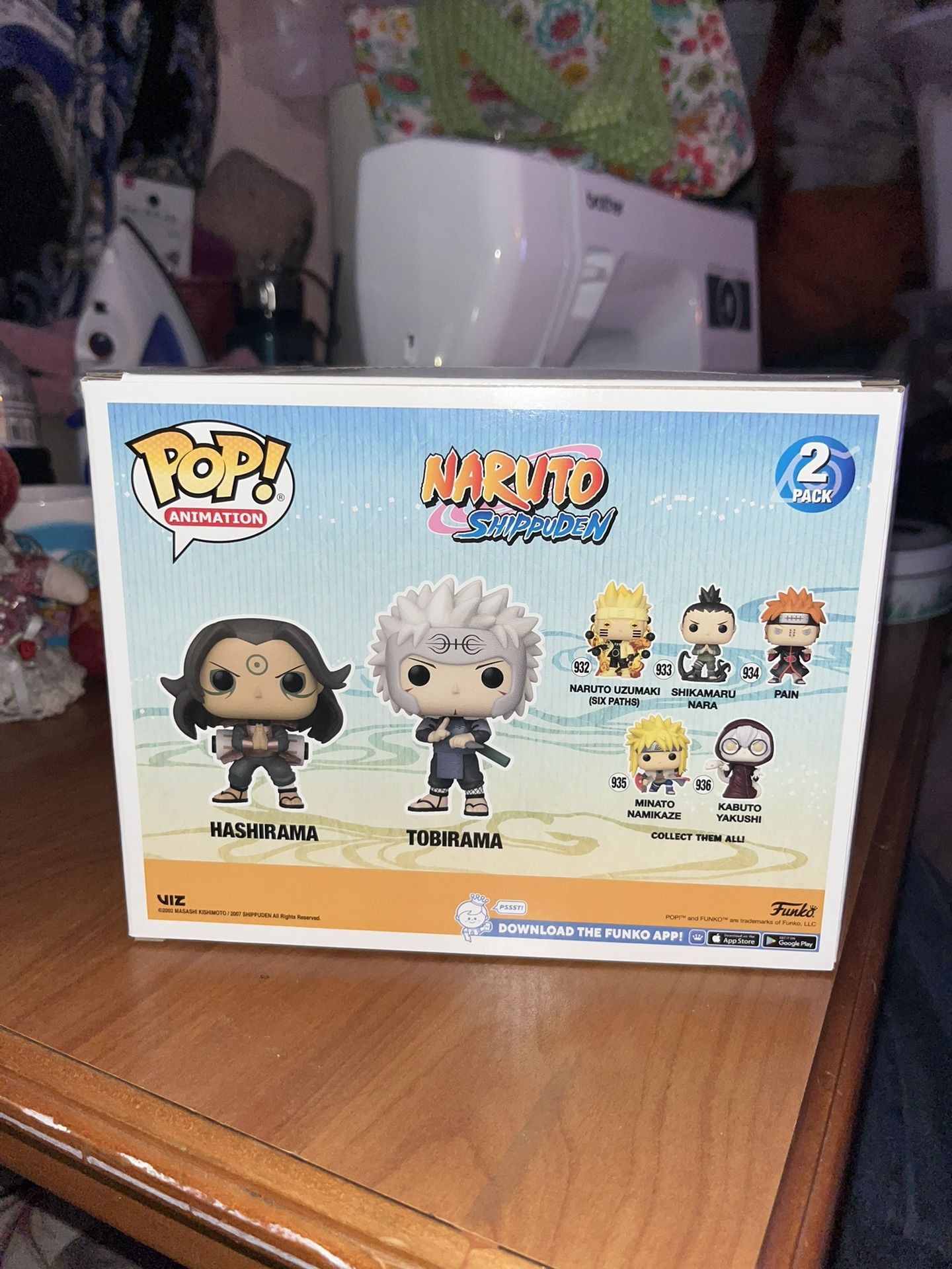 Naruto Shippuden POP! Animation Vinyl Figures 2-Pack Hashirama & Tobirama 9  cm