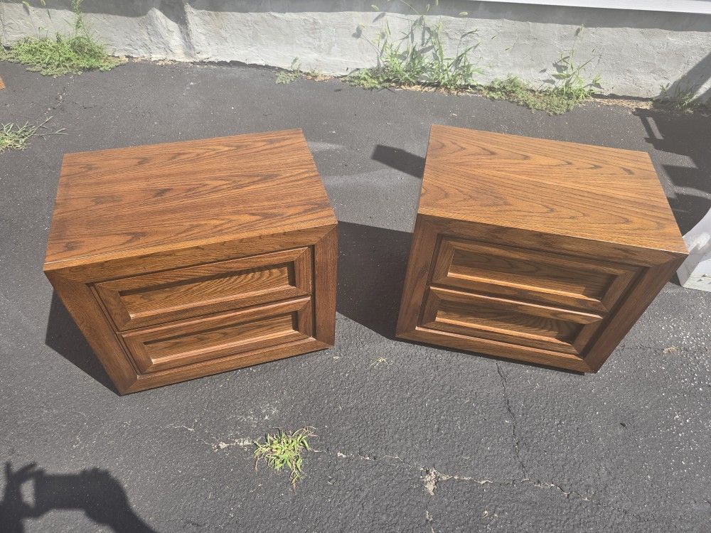 2 Nightstands end tables dressers
