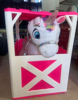 Unicorn Ride Along With Matching Barn 