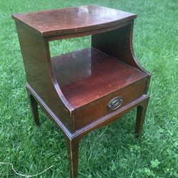 Vintage Mahogany solid wood Nightstands Bedside Table (Super Sturdy)