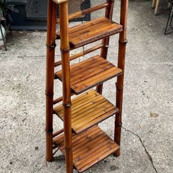 Vintage Bamboo Display Stand