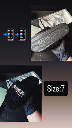B*lenciaga Slides