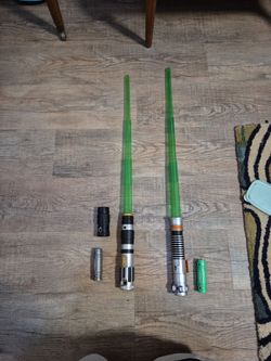 Star Wars Bladebuilders Rogue One Working Saber & Luke Skywalker Parts Bundle
