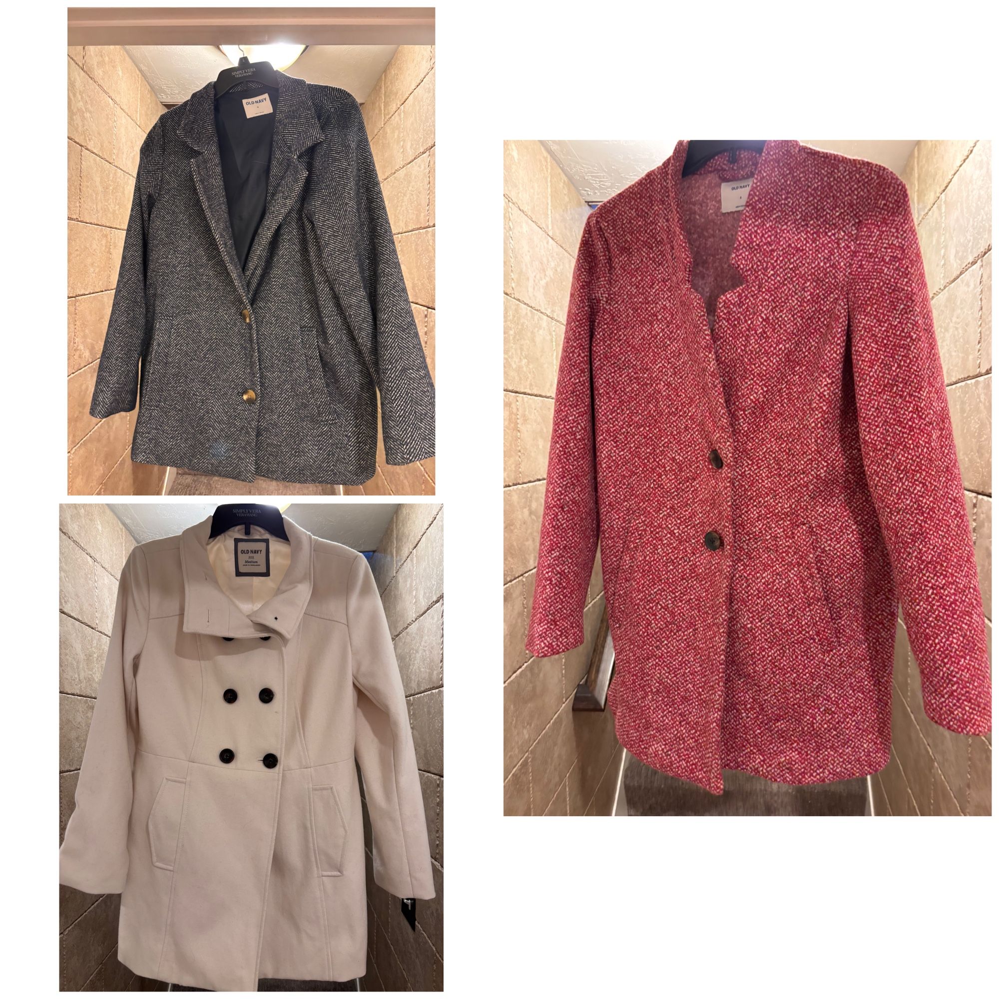 Women’s Dress/Pea Coats Size Medium And Small