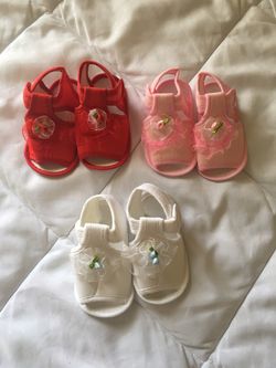New Infant Lace Shoes 3 Pairs Bundle