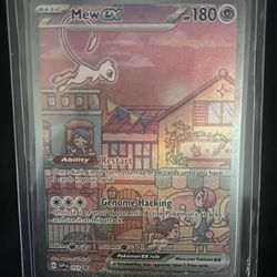 Mewtwo full art promo (SVP 052) in near mint condition. Clean surface and edges, stored protected.  $40 or best reasonable offer. Will consider fair t