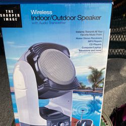 Sharper Image Wireless Indoor/Outdoor Speaker 