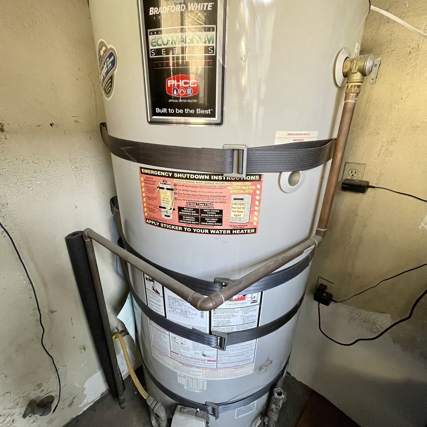 Bradford white 100 Gallon Gal Water Heater commercial Boiler for Sale in  Whittier, CA - OfferUp