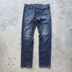 Diesel BUSTER Dark Blue Jeans Distressed