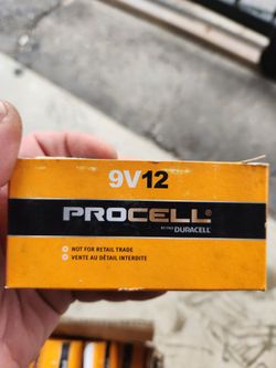 Batteries Duracall Procell 9V Box Of 72