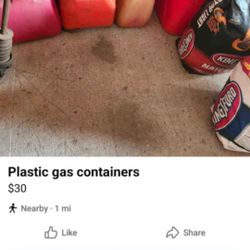 Plastic Gas Containers 