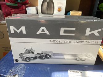 MACK R model with lowboy trailer