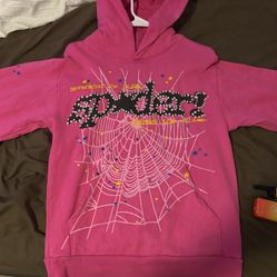 Spider Hoodie (Pink)