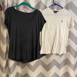 Two. Women’s Polo Shirts.