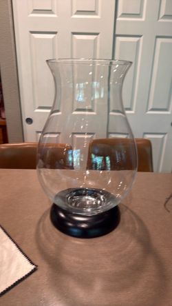 17” tall glass decorative piece
