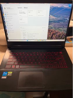 Msi thin gf63 gaming laptop