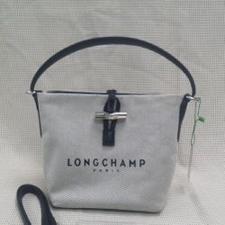 Longchamp Essential Toile Bucket Bag