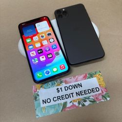 Apple IPhone 11 Pro Max - Only $1 Today Pay The Rest Later! 