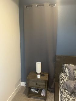 Black Out Curtains. $40 Each, Gray