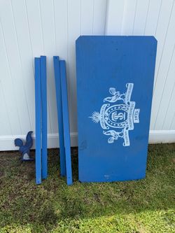 Tequila Sauza Branded Blue Wooden table