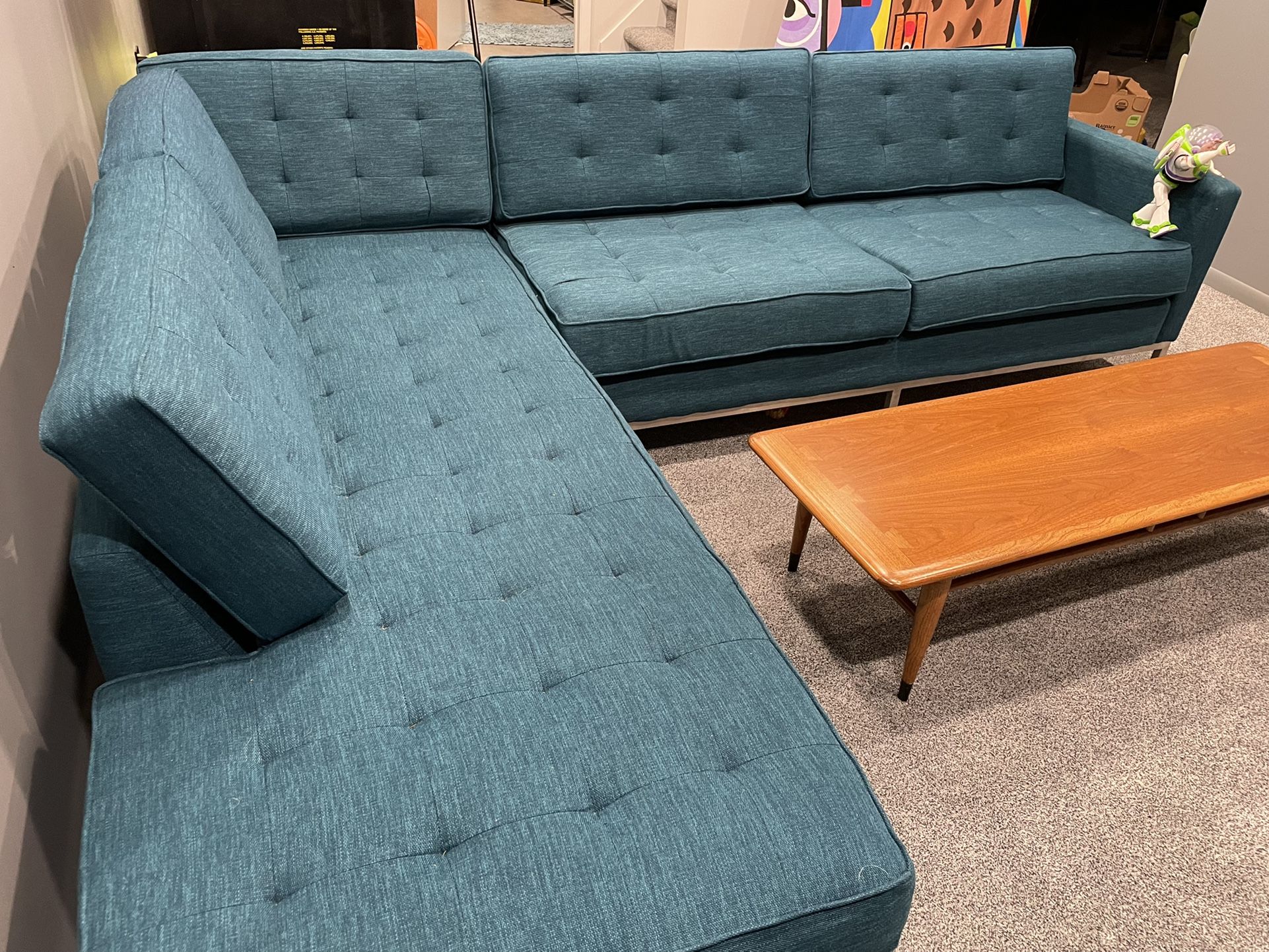 (Pending Pickup) Mid Century Modern Joybird Sectional Sofa for Sale in